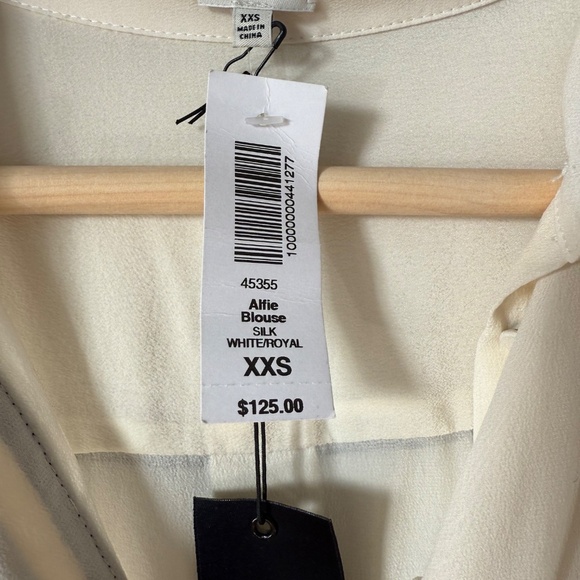 Aritzia Babaton 100% Silk Blouse ~ Brand New ~ XXS - Picture 4 of 8